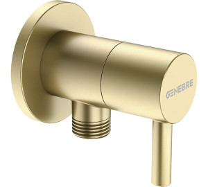 Válvula de escuadra 1/2" x 3/8" Oro Cepillado Accesorios y Recambios